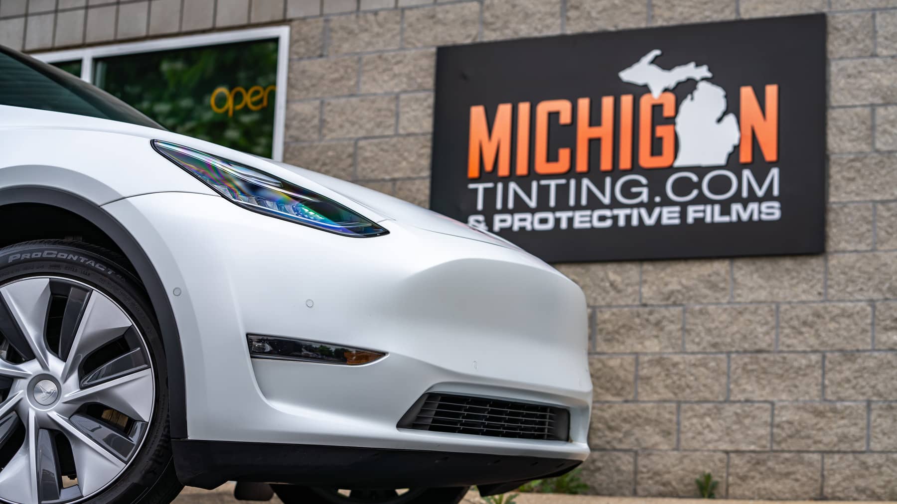 Tesla Model Y paint protection film