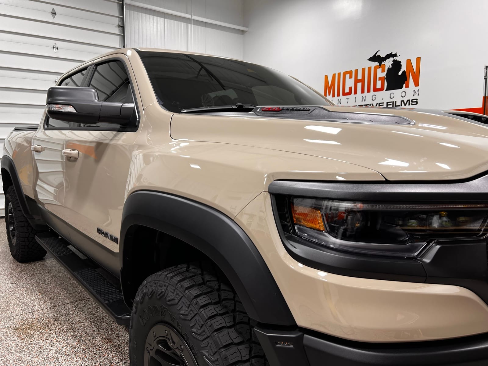 Ram TRX with full paint protection film